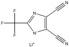 lithium 4,5-dicyano-2-(trifluoromethyl)imidazol-1-ide Struktur