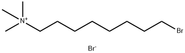 (3-Bromooctyl)trimethylammonium bromide,1-Octanaminium,8-bromo-N,N,N-trimethyl-,bromide Struktur