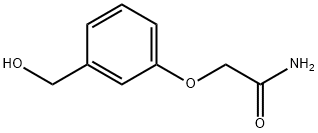 2-[3-(hydroxymethyl)phenoxy]acetamide Struktur