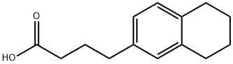 4-(5,6,7,8-tetrahydronaphthalen-2-yl)butanoic acid Struktur