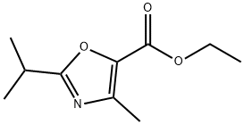 ethyl 2-isopropyl-4-methyloxazole-5-carboxylate Struktur