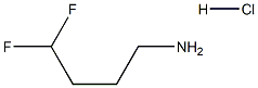 4,4-difluorobutan-1-amine hydrochloride Struktur