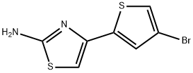 2-Thiazolamine, 4-(4-bromo-2-thienyl)- Struktur