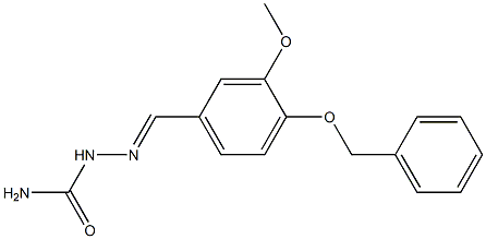 [(E)-{[4-(benzyloxy)-3-methoxyphenyl]methylidene}amino]urea