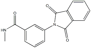 3-(1,3-dioxo-1,3-dihydro-2H-isoindol-2-yl)-N-methylbenzamide Struktur