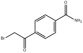 4-(2-BROMOACETYL)BENZAMIDE Struktur