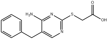 (4-AMino-5-benzyl-pyriMidin-2-ylsulfanyl)-acetic acid Struktur