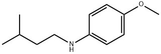 4-methoxy-N-(3-methylbutyl)aniline Struktur