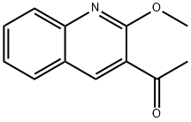 3-acetyl-2-methoxyquinoline Struktur