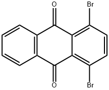 1,4-dibromo-9,10-anthraquinone Struktur