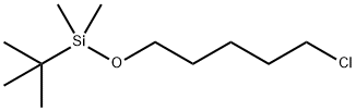 ((5-Chloropentyl)oxy)-dimethyl-tert-butylsilane Struktur