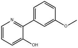 3-Hydroxy-2-(3-methoxyphenyl)pyridine Struktur