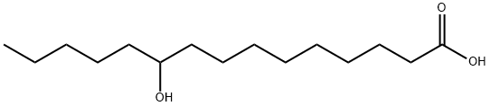 10-Hydroxypentadecanoic acid Struktur