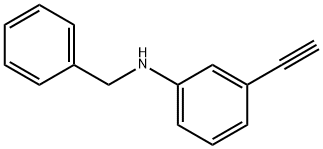 N-benzyl-3-ethynylaniline Struktur