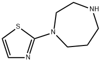 1-(1,3-thiazol-2-yl)-1,4-diazepane Struktur