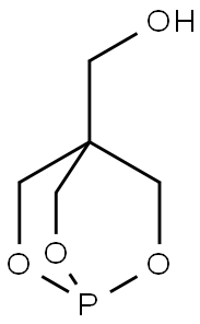 2,6,7-Trioxa-1-phosphabicyclo[2.2.2]octane-4-methanol Struktur