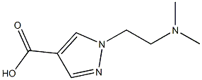 1-(2-(dimethylamino)ethyl)-1H-pyrazole-4-carboxylic acid Struktur