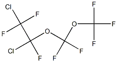 1,2-dichloro-1-[difluoro(trifluoromethoxy)methoxy]-1,2,2-trifluoroethane, Struktur