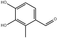 3,4-dihydroxy-2-methylbenzaldehyde Struktur