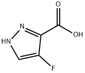 4-fluoro-1H-pyrazole-3-carboxylic acid Struktur