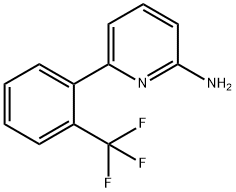 2-AMINO-6-(2-(TRIFLUOROMETHYL)PHENYL)PYRIDINE Struktur