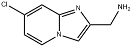 {7-chloroimidazo[1,2-a]pyridin-2-yl}methanamine Struktur