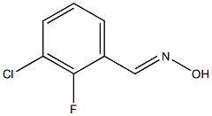 (E)-3-chloro-2-fluorobenzaldehyde oxime Struktur