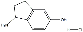 1-AMINO-2,3-DIHYDRO-1H-INDEN-5-OL HYDROCHLORIDE Struktur