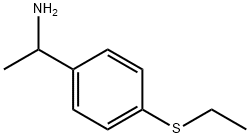 1-[4-(ethylsulfanyl)phenyl]ethan-1-amine Struktur