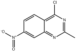 4-chloro-2-methyl-7-nitroquinazoline Struktur