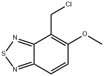 4-Chloromethyl-5-methoxy-2,1,3-benzothiadiazole Struktur