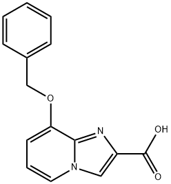 8-Benzyloxy-imidazo[1,2-a]pyridine-2-carboxylic acid Struktur