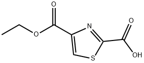 2,4-Thiazoledicarboxylic acid, 4-ethyl ester Struktur