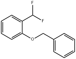 1-benzyloxy-2-(difluoromethyl)benzene Struktur