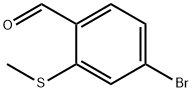 Benzaldehyde, 4-bromo-2-(methylthio)- Struktur