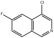 4-chloro-6-fluoroisoquinoline Struktur