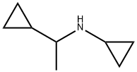 N-(1-cyclopropylethyl)cyclopropanamine Struktur