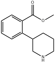 methyl 2-piperidin-3-ylbenzoate Struktur