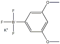 potassium (3,5-dimethoxyphenyl)trifluoroboranuide Struktur