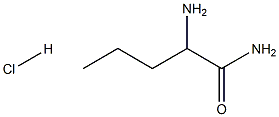 2-Amino-pentanamide HCl Struktur