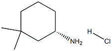 (S)-3,3-dimethylcyclohexan-1-amine hydrochloride Struktur