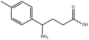 4-amino-4-(4-methylphenyl)butanoic acid Struktur