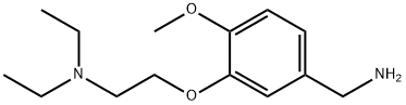 {3-[2-(diethylamino)ethoxy]-4-methoxyphenyl}methanamine Struktur