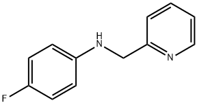 4-fluoro-N-(pyridin-2-ylmethyl)aniline Struktur