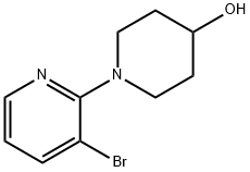 1-(3-BROMOPYRIDIN-2-YL)PIPERIDIN-4-OL Struktur