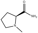 (S)-1-methylpyrrolidine-2-carboxamide Struktur