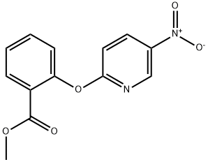 Methyl 2-(5-nitropyridin-2-yloxy)benzoate Struktur