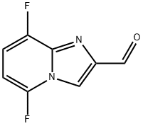 Imidazo[1,2-a]pyridine-2-carboxaldehyde, 5,8-difluoro- Struktur