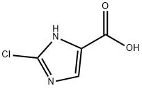 2-chloro-1H-imidazole-4-carboxylic acid Struktur