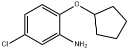 5-chloro-2-(cyclopentyloxy)aniline Struktur